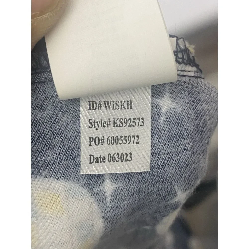 Kate Spade‎ New York Womens Flannel Long Notch PJ Set KS92573 Size XL
